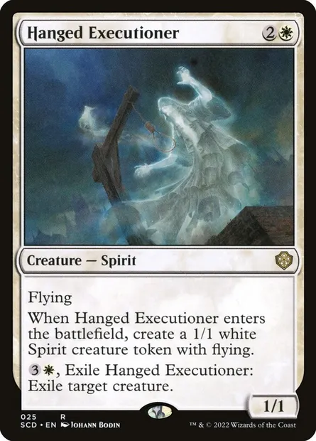Exécuteur pendu, carte Magic SCD 25 — extension Starter Commander Decks
