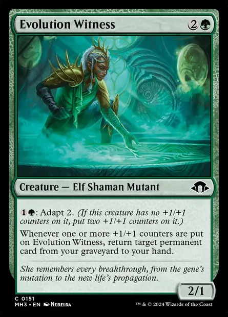 Evolution Witness, Magic card MH3 151 — Modern Horizons 3 set