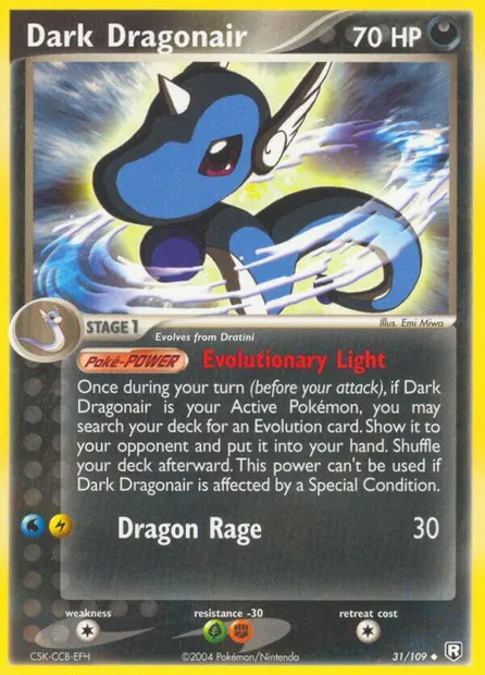 Draco obscur, carte Pokémon TRR 31 — extension Team Rocket Returns