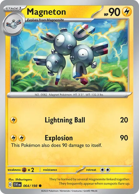 Magneton, Pokémon card SVI 064 — Scarlet & Violet set