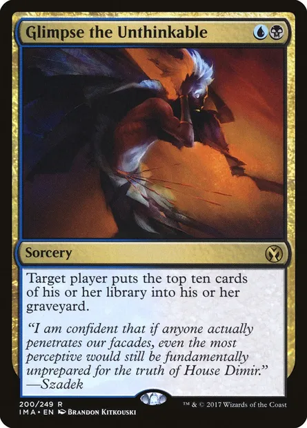 Glimpse the Unthinkable, Magic card IMA 200 — Iconic Masters set