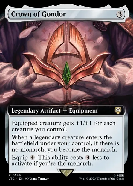 Crown of Gondor, Magic card LTC 155 — Tales of Middle-earth Commander set