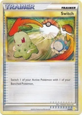 Switch, Pokémon card TK4R 024 — HS Trainer Kit (Raichu) set