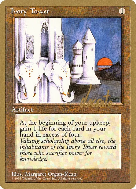 Ivory Tower, Magic card PTC ml328 — Pro Tour Collector Set set