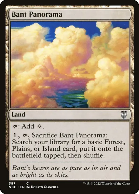 Bant Panorama, Magic card NCC 387 — New Capenna Commander set