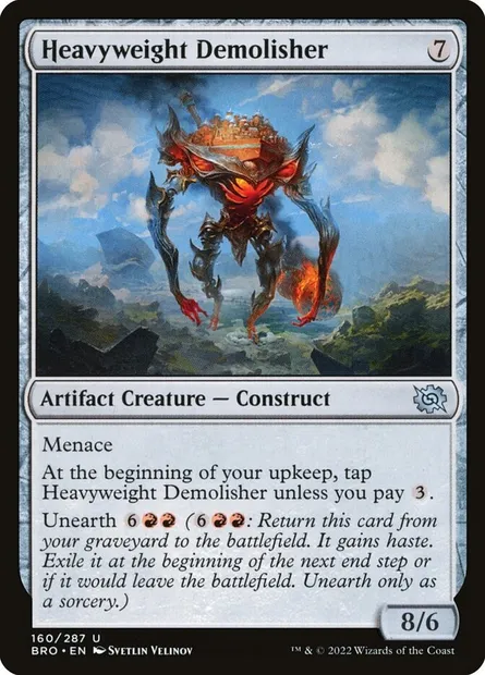 Heavyweight Demolisher, Magic card BRO 160 — The Brothers' War set