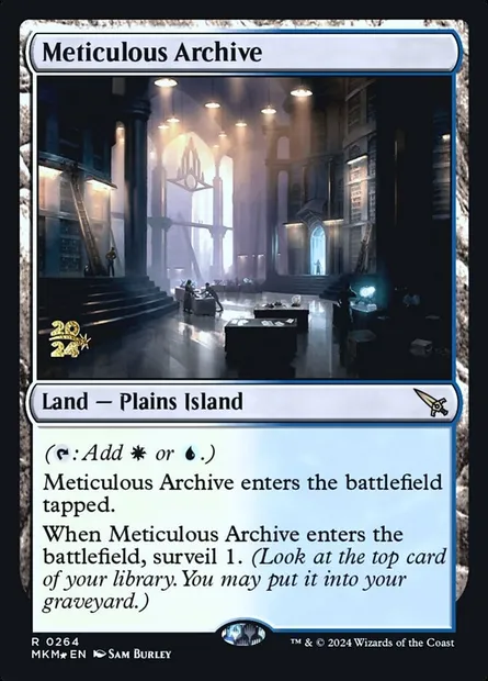 Meticulous Archive, Magic card PMKM 264s — Murders at Karlov Manor Promos set
