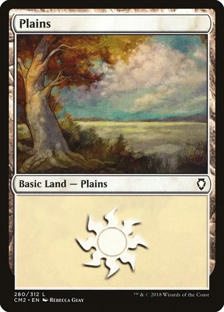 Plains, Magic card CM2 280 — Commander Anthology Volume II set