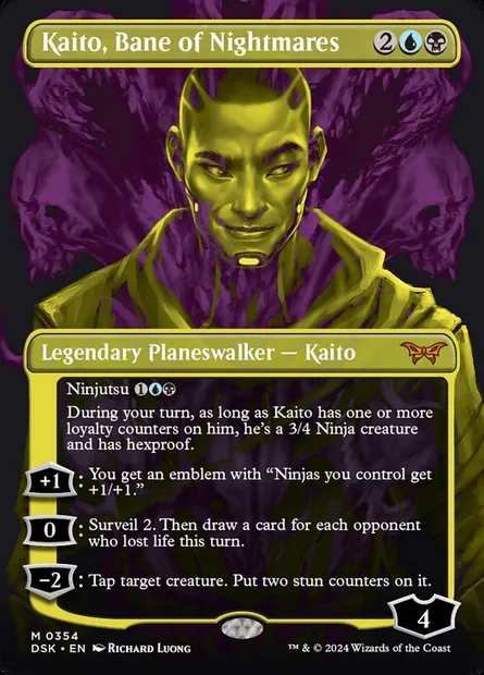 Kaito, Bane of Nightmares, Magic card DSK 354 — Duskmourn: House of Horror set