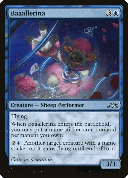 Baaallerina, Magic card UNF 321 — Unfinity set