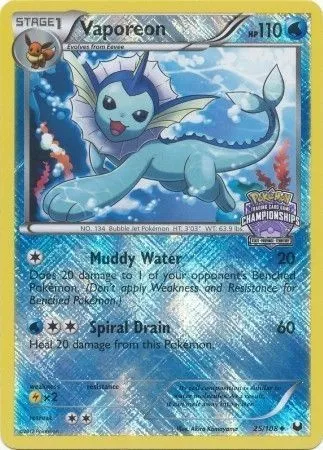 Aquali, carte Pokémon LGP 025 — extension League Promos