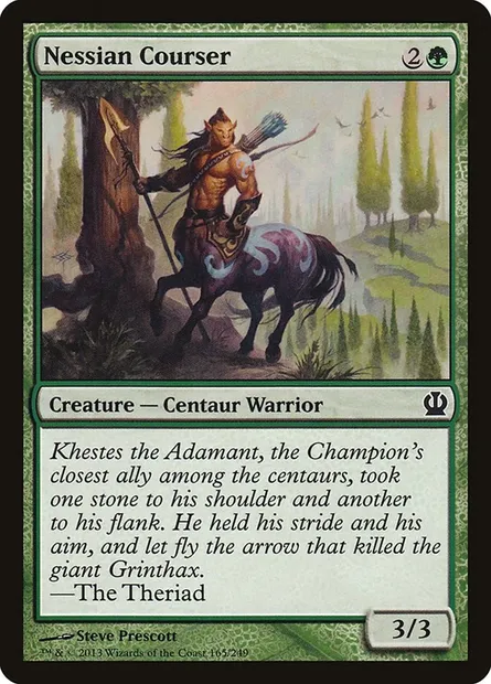Nessian Courser, Magic card THS 165 — Theros set