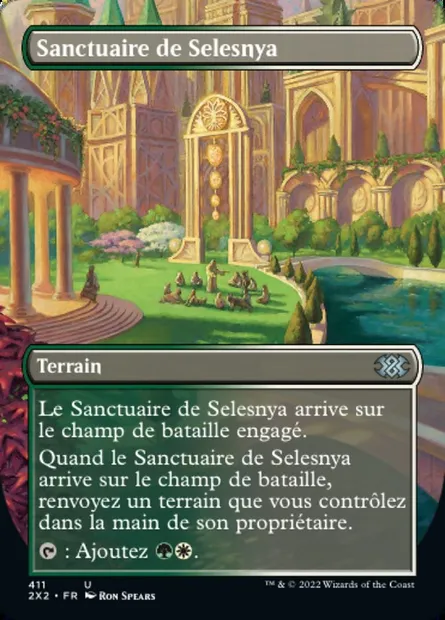 Sanctuaire de Selesnya, carte Magic 2X2 411 — extension Double Masters 2022