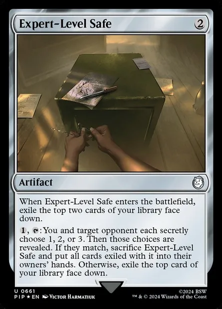 Expert-Level Safe, Magic card PIP 661 — Fallout set