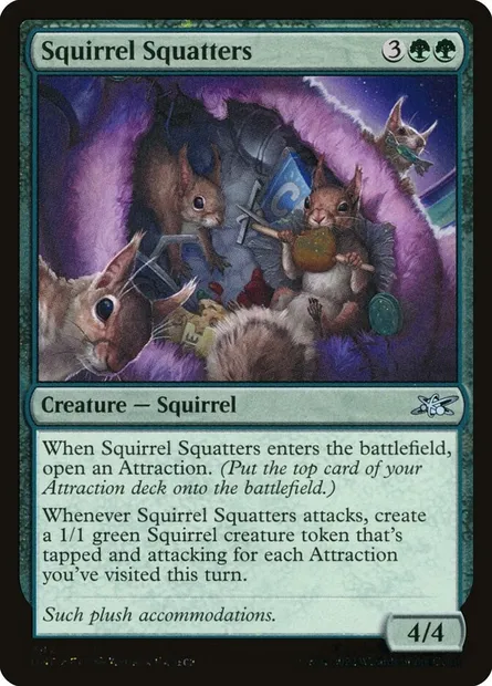 Squirrel Squatters, carte Magic UNF 442 — extension Unfinity