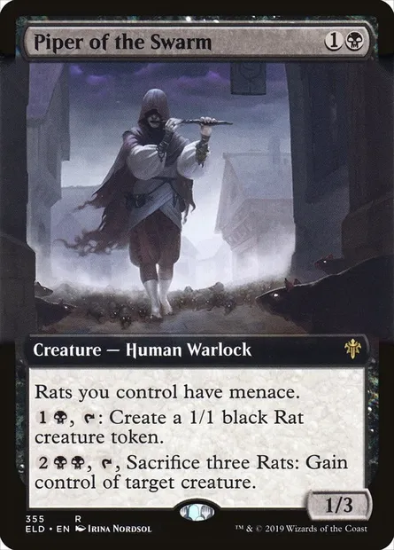 Piper of the Swarm, Magic card ELD 355 — Throne of Eldraine set