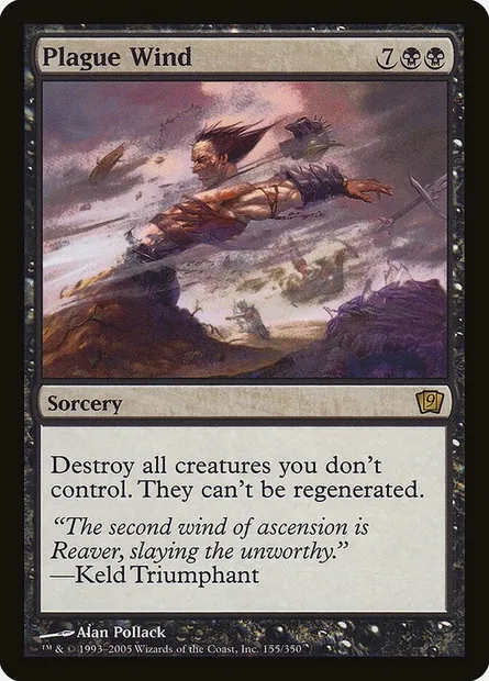 Plague Wind, Magic card 9ED 155★ — Ninth Edition set