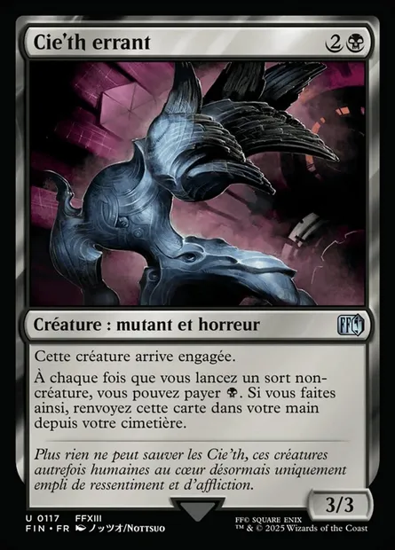 Cie'th errant, carte Magic FIN 117 — extension Final Fantasy