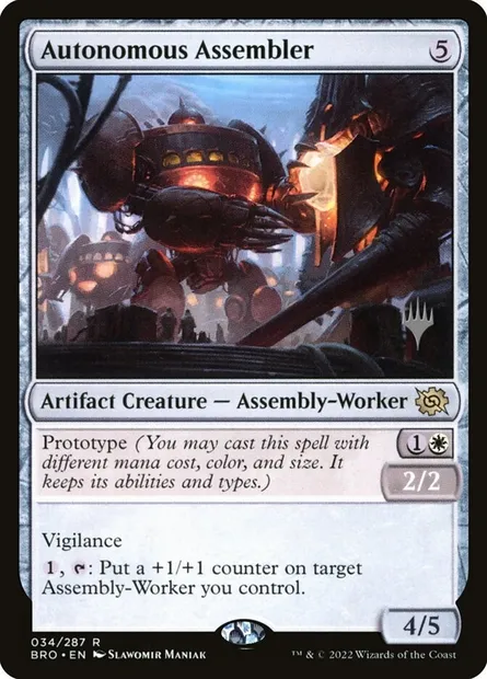 Autonomous Assembler, Magic card PBRO 34p — The Brothers' War Promos set