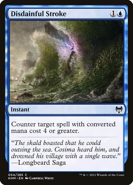 Disdainful Stroke, Magic card KHM 54 — Kaldheim set