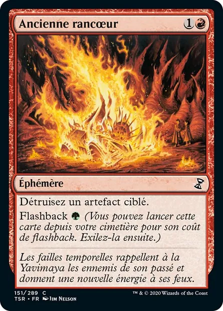 Ancienne rancœur, carte Magic TSR 151 — extension Spirale Temporelle Remastered