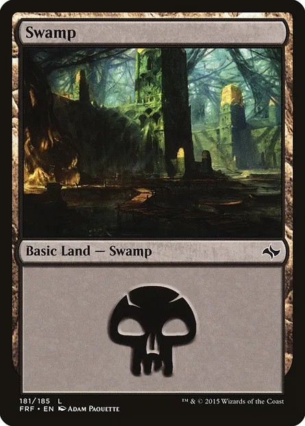 Swamp, Magic card FRF 181 — Fate Reforged set