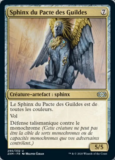 Sphinx du Pacte des Guildes, carte Magic 2XM 290 — extension Double Masters