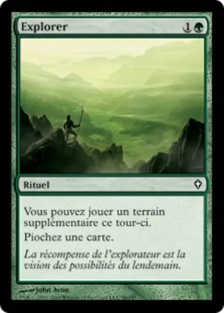 Explorer, carte Magic WWK 99 — extension Worldwake