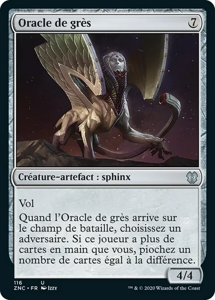 Oracle de grès, carte Magic ZNC 116 — extension Zendikar Rising Commander