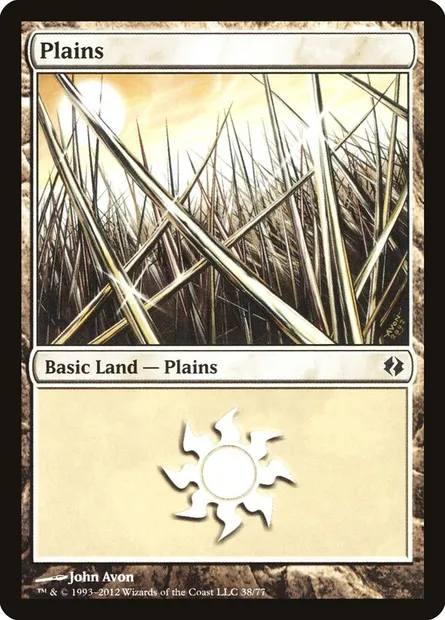Plains, Magic card DDI 38 — Duel Decks: Venser vs. Koth set