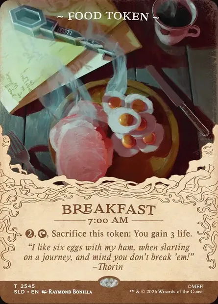 Food, carte Magic SLD 2545 — extension Secret Lair Drop
