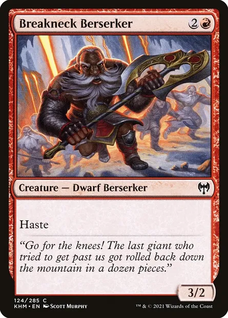 Breakneck Berserker, Magic card KHM 124 — Kaldheim set