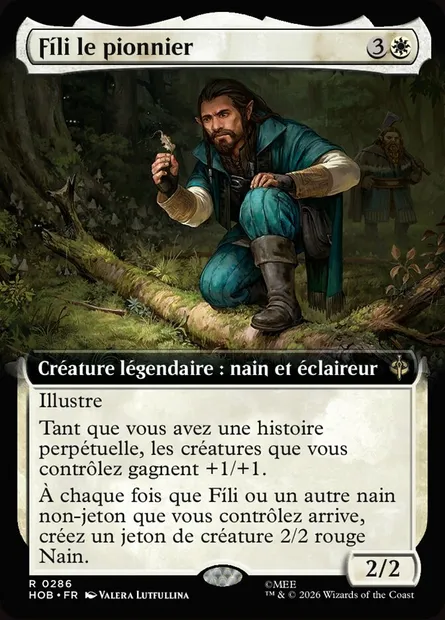 Fíli le pionnier, carte Magic HOB 286 — extension The Hobbit