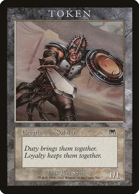 Soldier, Magic card PR2 8 — Magic Player Rewards 2002 set