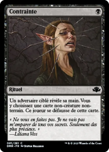 Contrainte, carte Magic DMR 81 — extension Dominaria Remastered