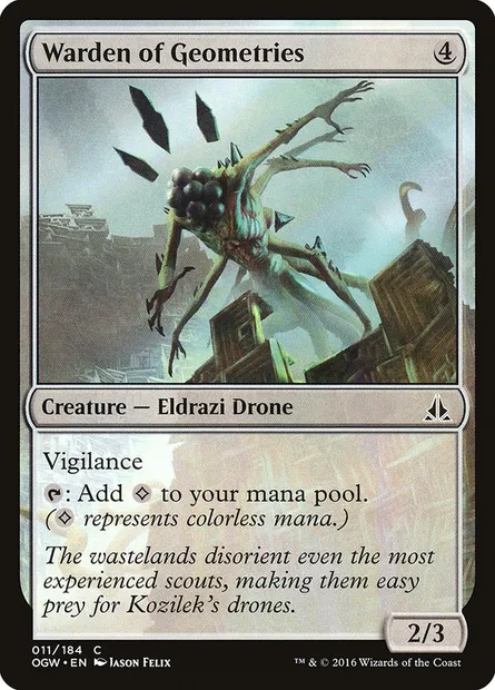 Warden of Geometries, Magic card OGW 11 — Oath of the Gatewatch set