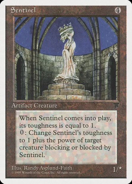Sentinel, carte Magic CHR 107 — extension Chronicles