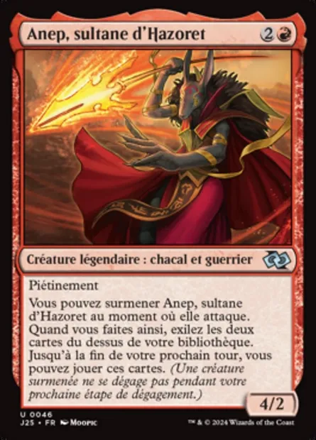 Anep, sultane d'Hazoret, carte Magic J25 46 — extension Foundations Jumpstart
