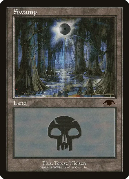 Swamp, Magic card PGRU 3 — Guru set