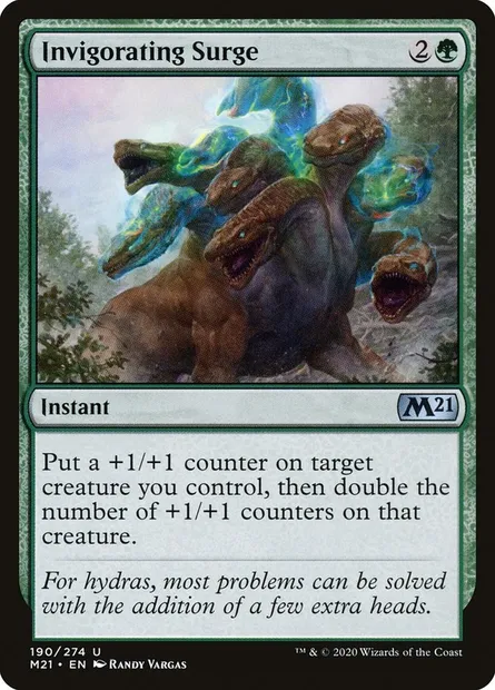 Invigorating Surge, Magic card M21 190 — Core Set 2021 set
