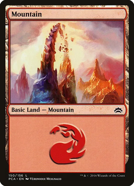 Mountain, Magic card PCA 150 — Planechase Anthology set