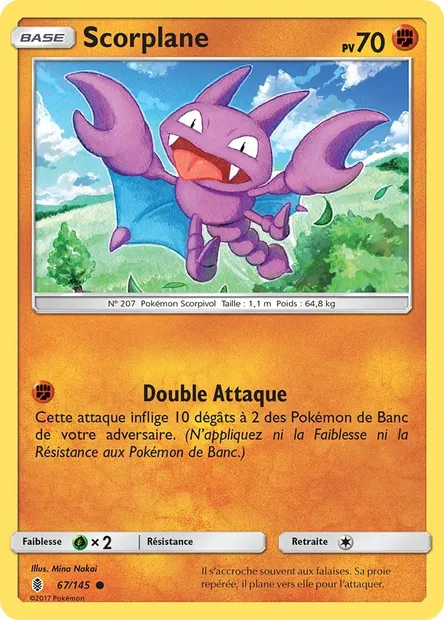 Scorplane, carte Pokémon GRI 67 — extension Gardiens Ascendants