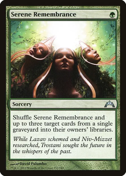 Serene Remembrance, Magic card GTC 132 — Gatecrash set