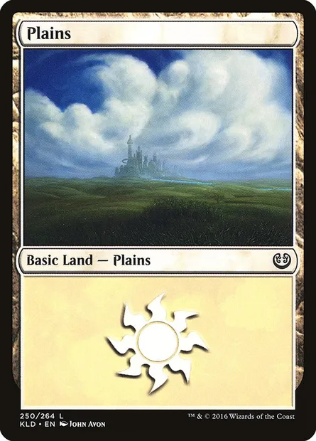 Plains, Magic card KLD 250 — Kaladesh set
