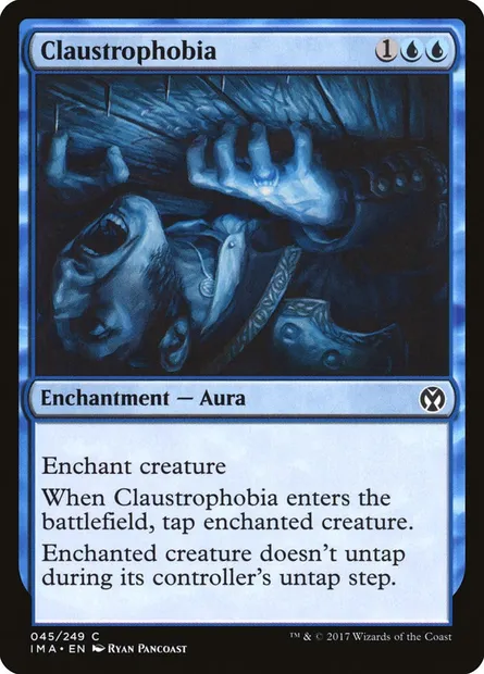 Claustrophobie, carte Magic IMA 45 — extension Iconic Masters