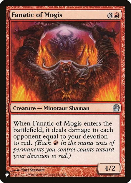 Fanatic of Mogis, Magic card PLST THS-121 — The List set