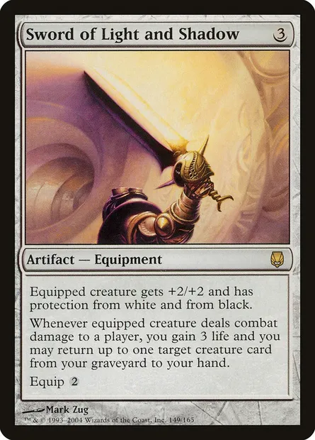 Sword of Light and Shadow, Magic card DST 149 — Darksteel set