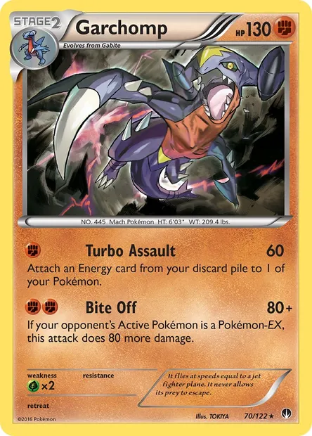 Garchomp, Pokémon card BKP 70 — BREAKpoint set