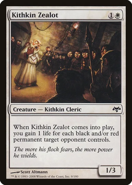 Kithkin Zealot, Magic card EVE 9 — Eventide set