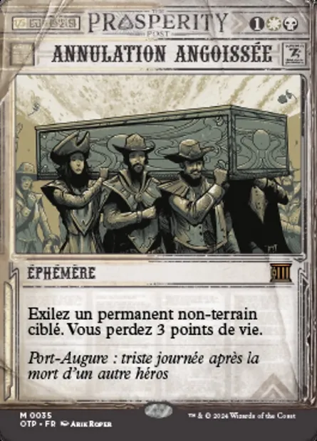 Annulation angoissée, carte Magic OTP 35 — extension Breaking News